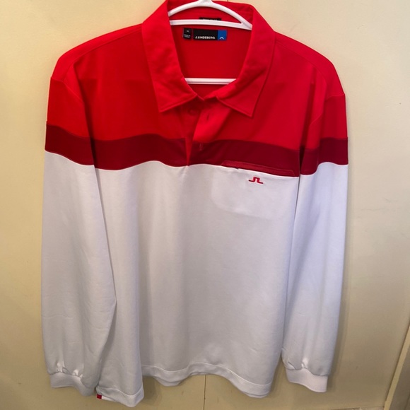 J.Lindeberg Other - J.Lindeberg long sleeve collard golf shirt. Mens medium.